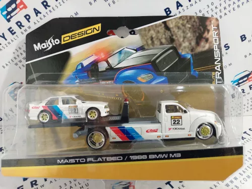 BMW E30 M3 #22 - Flatbed (1988) - Maisto - 1:64