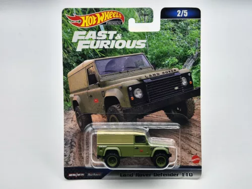 Hot Wheels Premium - Fast and Furious - Halálos iramban 2/5 - Land Rover Defender 110 - Hot Wheels - 1:64