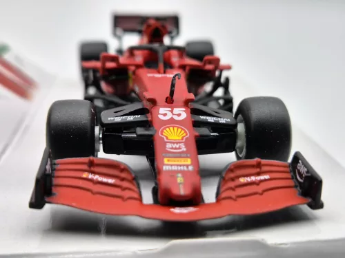 Ferrari SF21 Team Scuderia F1 #55 (2021) - Carlos Sainz -  Bburago - 1:43