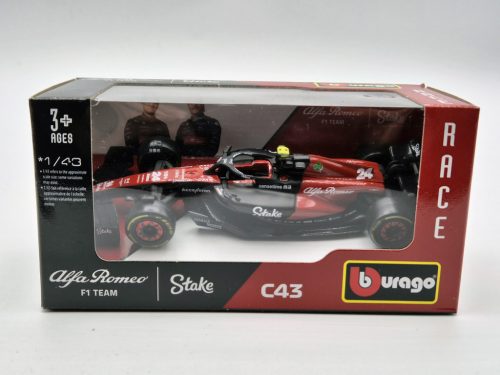 Alfa Romeo C43 Team Stake F1 #24 (2023) - Guanyu Zhou -  Bburago - 1:43