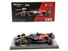 Alfa Romeo C43 Team Stake F1 #77 (2023) - Valtteri Bottas - PILÓTÁVAL -  Bburago - 1:43