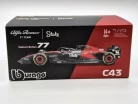 Alfa Romeo C43 Team Stake F1 #77 (2023) - Valtteri Bottas - PILÓTÁVAL -  Bburago - 1:43