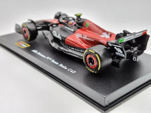 Alfa Romeo C43 Team Stake F1 #24 (2023) - Guanyu Zhou - PILÓTÁVAL -  Bburago - 1:43