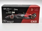 Alfa Romeo C43 Team Stake F1 #24 (2023) - Guanyu Zhou - PILÓTÁVAL -  Bburago - 1:43