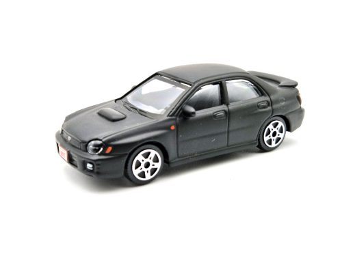 Subaru Impreza STI -  Bburago - 1:43 - matt fekete