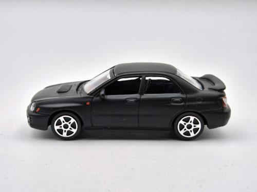 Subaru Impreza STI -  Bburago - 1:43 - matt fekete