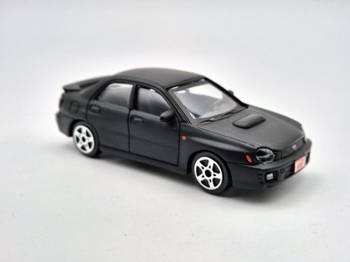 Subaru Impreza STI -  Bburago - 1:43 - matt fekete