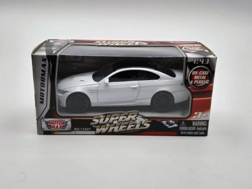 BMW E92 M3 - fehér -  Motormax - 1:43