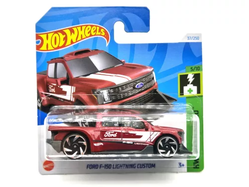 HW Green Speed - 2024 37/250 - Ford F-150 Lightning Custom -  Hot Wheels - 1:64