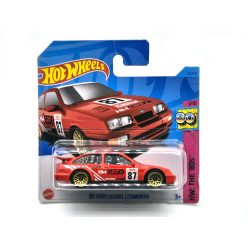   HW: The '80s - 2023 2/250 - '87 Ford Sierra Cosworth - piros -  Hot Wheels - 1:64