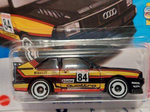 HW: The '80s - 2023 152/250 - '84 Audi Sport Quattro - fekete -  Hot Wheels - 1:64