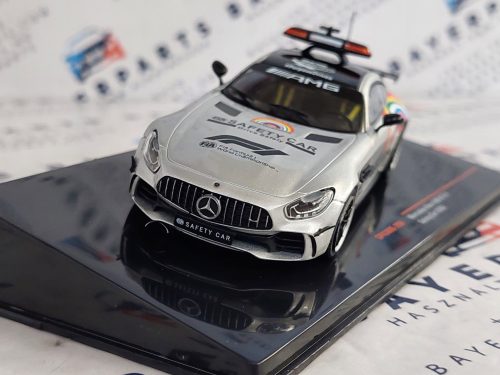 Mercedes-Benz AMG GT-R Safety Car - ezüst -  Ixo - 1:43