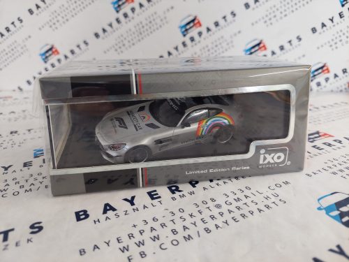 Mercedes-Benz AMG GT-R Safety Car - ezüst -  Ixo - 1:43