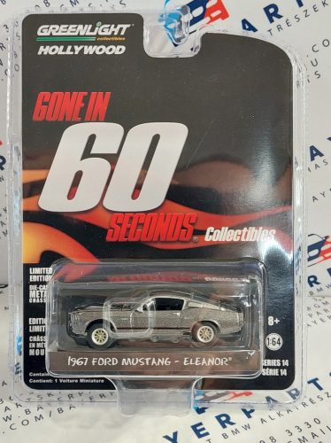 Ford Mustang Shelby GT500 (1967) - Eleanor -  Greenlight - 1:64 - kis hibával
