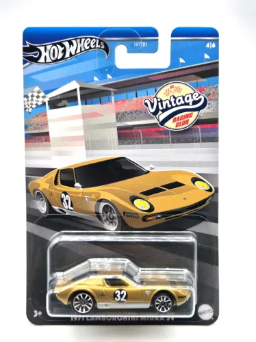 Hot Wheels - Vintage Car Club Series - Lamborghini Miura SV (1971) -  Hot Wheels - 1:64