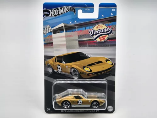 Hot Wheels - Vintage Car Club Series - Lamborghini Miura SV (1971) -  Hot Wheels - 1:64