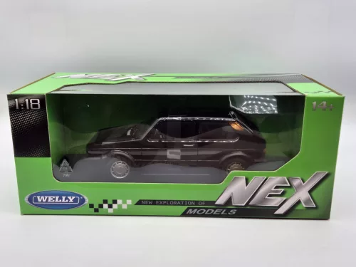 Volkswagen VW Golf Gti - fekete -  Welly - 1:18