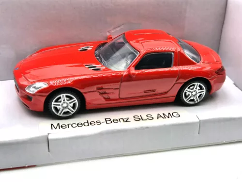 Mercedes Benz SLS AMG - piros -  Rastar - 1:43