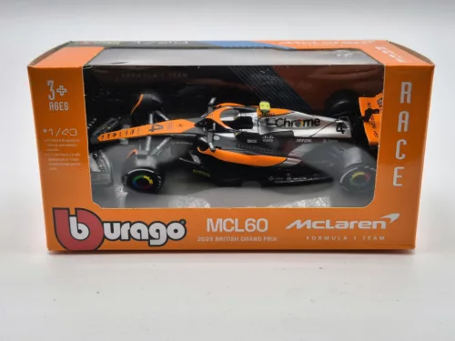 McLaren MCL60 F1 #4 (2023) - British GP 2nd - Lando Norris -  BBurago - 1:43
