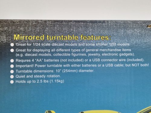 1:24 Modellautó modell autó forgató forgó állvány