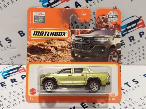 Toyota Hilux (2018) - 2021 40/100 - bliszteres -  Matchbox - 1:64