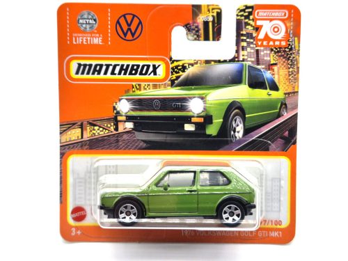 Volkswagen VW Golf GTI MK1 (1976) - 2023 97/100 - bliszteres -  Matchbox - 1:64