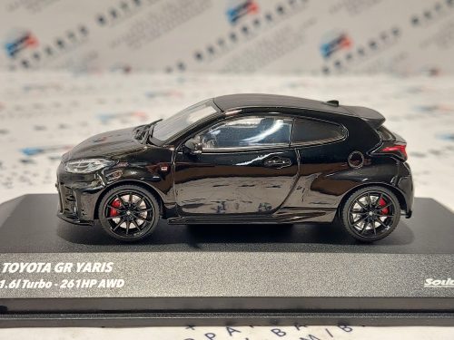Toyota Yaris GR 1.6L Turbo AWD (2020) - fekete - Solido - 1:43