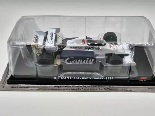 Toleman Hart TG184 F1 #19 (1984) - Ayrton Senna -  Edicola - 1:24