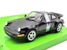 Porsche 964 turbo (2009) - fekete -  Welly - 1:24