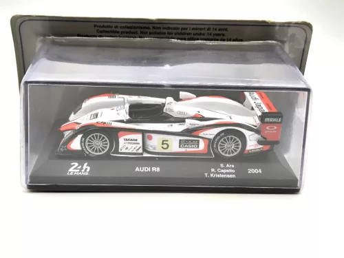 Audi R8 #5 24h Le Mans (2004) - S. Ara - R. Capello - T. Kristensen -  Edicola - 1:43