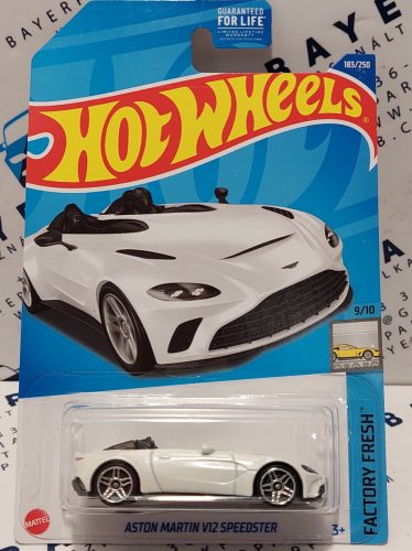 Hot Wheels Aston Martin V12 Speedster - Factory Fresh 9/10 - 183/250 - hosszú kártyás