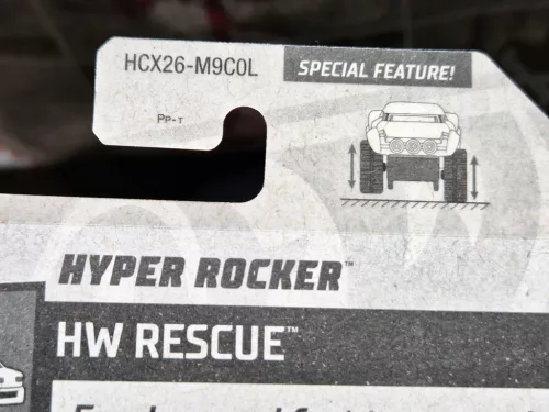 Hot Wheels Hyper Rocker - HW Rescue 1/10 - 120/250 - hosszú kártyás