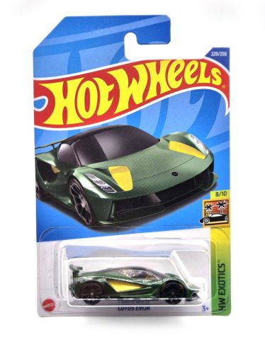 Hot Wheels Lotus Evija - HW Exotics 8/10 - 229/250 - hosszú kártyás
