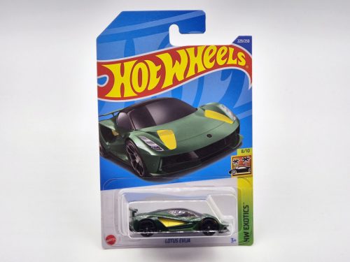 Hot Wheels Lotus Evija - HW Exotics 8/10 - 229/250 - hosszú kártyás