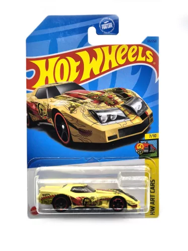 Hot Wheels Greenwood Corvette (1976) - HW Art Cars 7/10 - 65/250 - hosszú kártyás