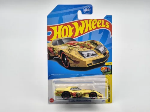 Hot Wheels Greenwood Corvette (1976) - HW Art Cars 7/10 - 65/250 - hosszú kártyás