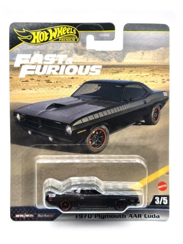 Hot Wheels Premium Fast and Furious - Halálos iramban 3/5 - Plymouth AAR Cuda (1970)