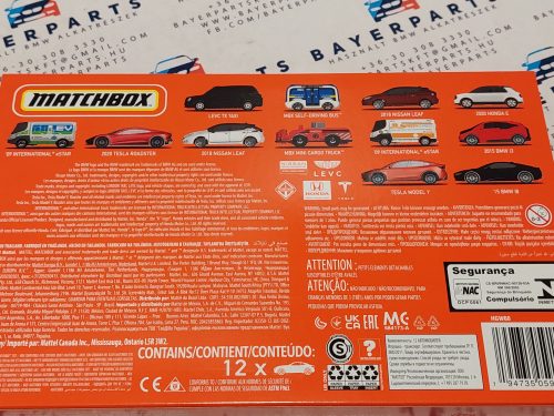 Elektromos kisautó gyűjtemény - 12 db-os -  Matchbox - 1:64