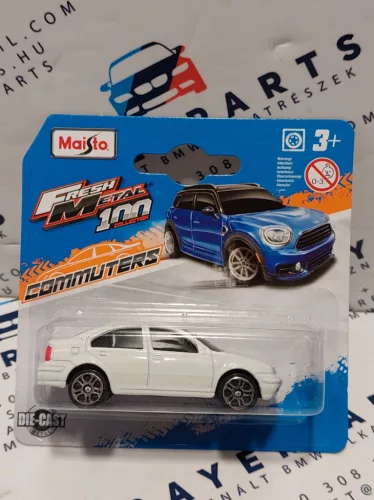 Volkswagen VW Jetta - Bora - (2000) - fehér -  Maisto - 1:64