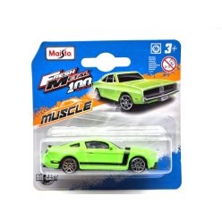 Ford Mustang Boss 302 (2013) - zöld/fekete -  Maisto - 1:64