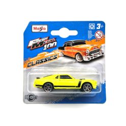   Ford Mustang Boss 302 (2013) - sárga/fekete -  Maisto - 1:64