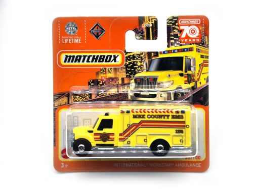International Workstar Ambulance - 38/100 - bliszteres -  Matchbox - 1:64