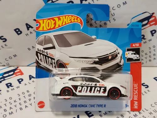Hot Wheels Honda Civic Type R (2018) - HW Rescue 4/10 - 215/250 -  Hot Wheels - 1:64