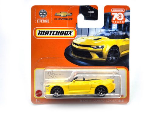 Chevy Camaro Convertible (2016) - 33/100 - bliszteres -  Matchbox - 1:64