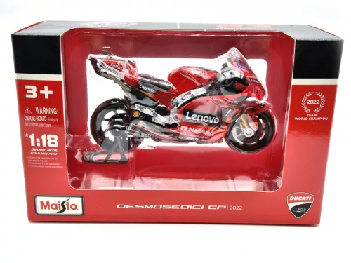 MotoGP - Ducati Desmomedici GP22 #63 (2022) motor  - Francesco Bagnaia -  Maisto - 1:18