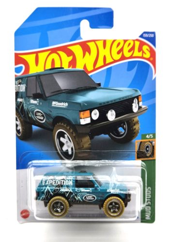 Range Rover Classic - Mud Studs 4/5 - 159/250  - hosszú kártyás -  Hot Wheels - 1:64