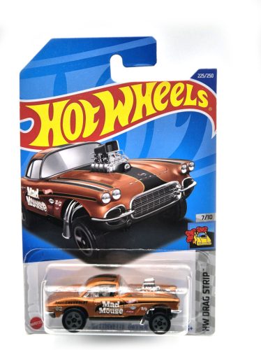 Corvette Gasser (1962) - HW Drag Strip 7/10 - 225/250  - hosszú kártyás -  Hot Wheels - 1:64