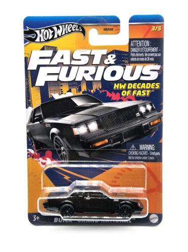 Hot Wheels Decades of Fast -  Fast and Furious - Halálos iramban 3/5 - Buick Grand National -  Hot Wheels - 1:64