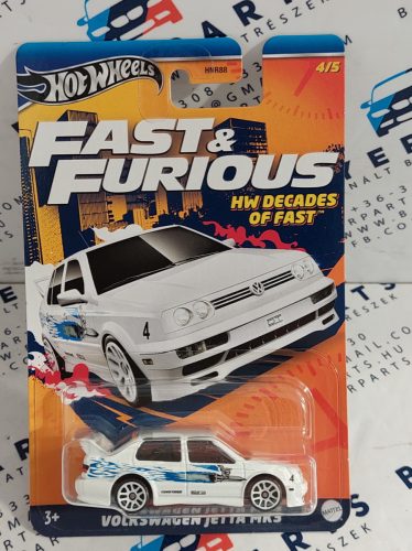 Hot Wheels Decades of Fast -  Fast and Furious - Halálos iramban 4/5 - Volkswagen Jetta MK3 -  Hot Wheels - 1:64