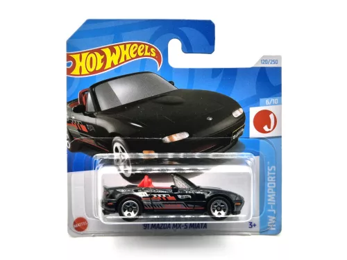 Hot Wheels Mazda MX-5 Miata (1991) - HW J-Imports 6/10 - 120/250 -  Hot Wheels - 1:64